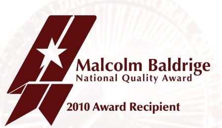 Malcolm Baldrige Award - 2010 Recipient